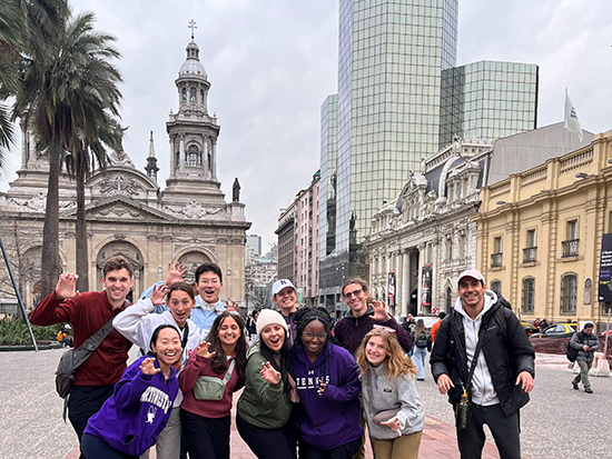 School spirit in Santiago